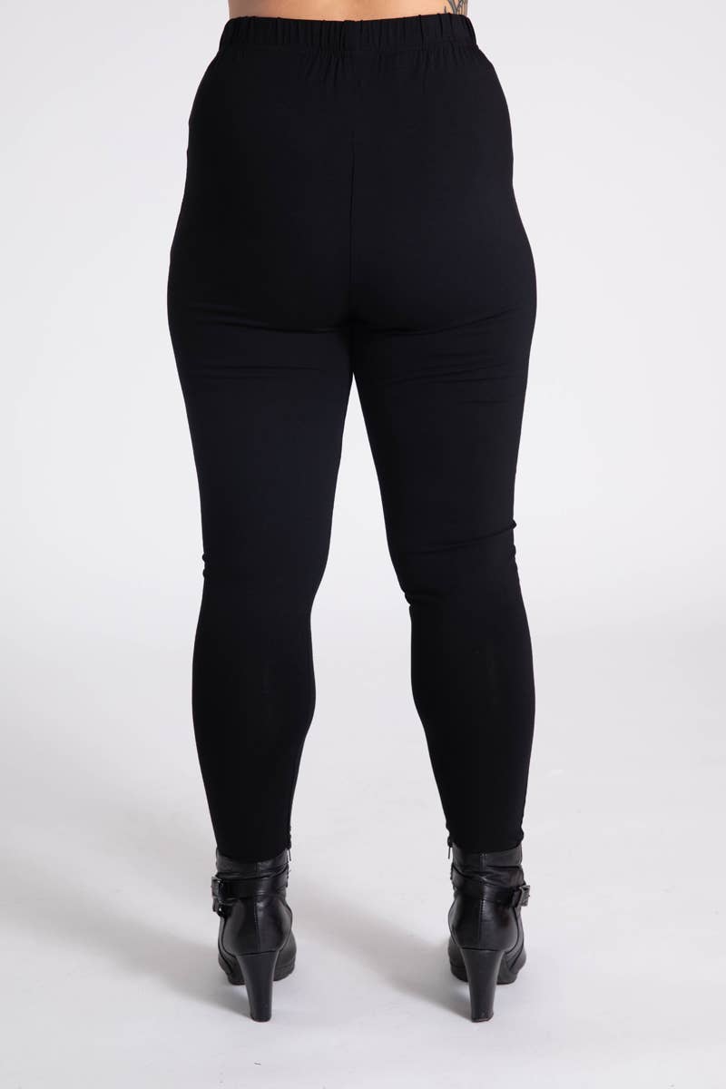 Plus Size Leggings med Sten - Fancy og Flot | Pomme Rouge Paris Pomme Rouge Paris