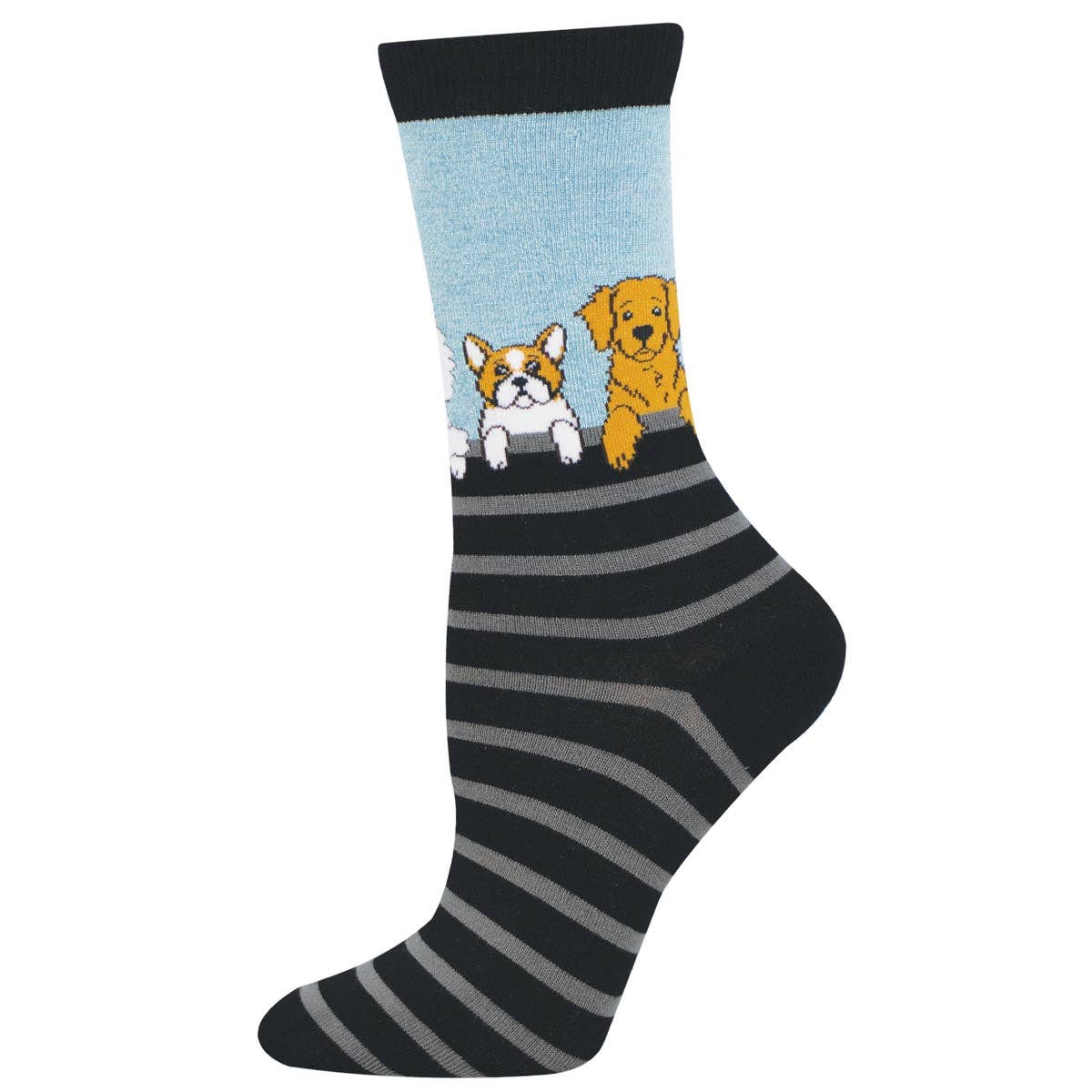 Stribede sokker med hunde | Socksmith Sokker Socksmith Europe
