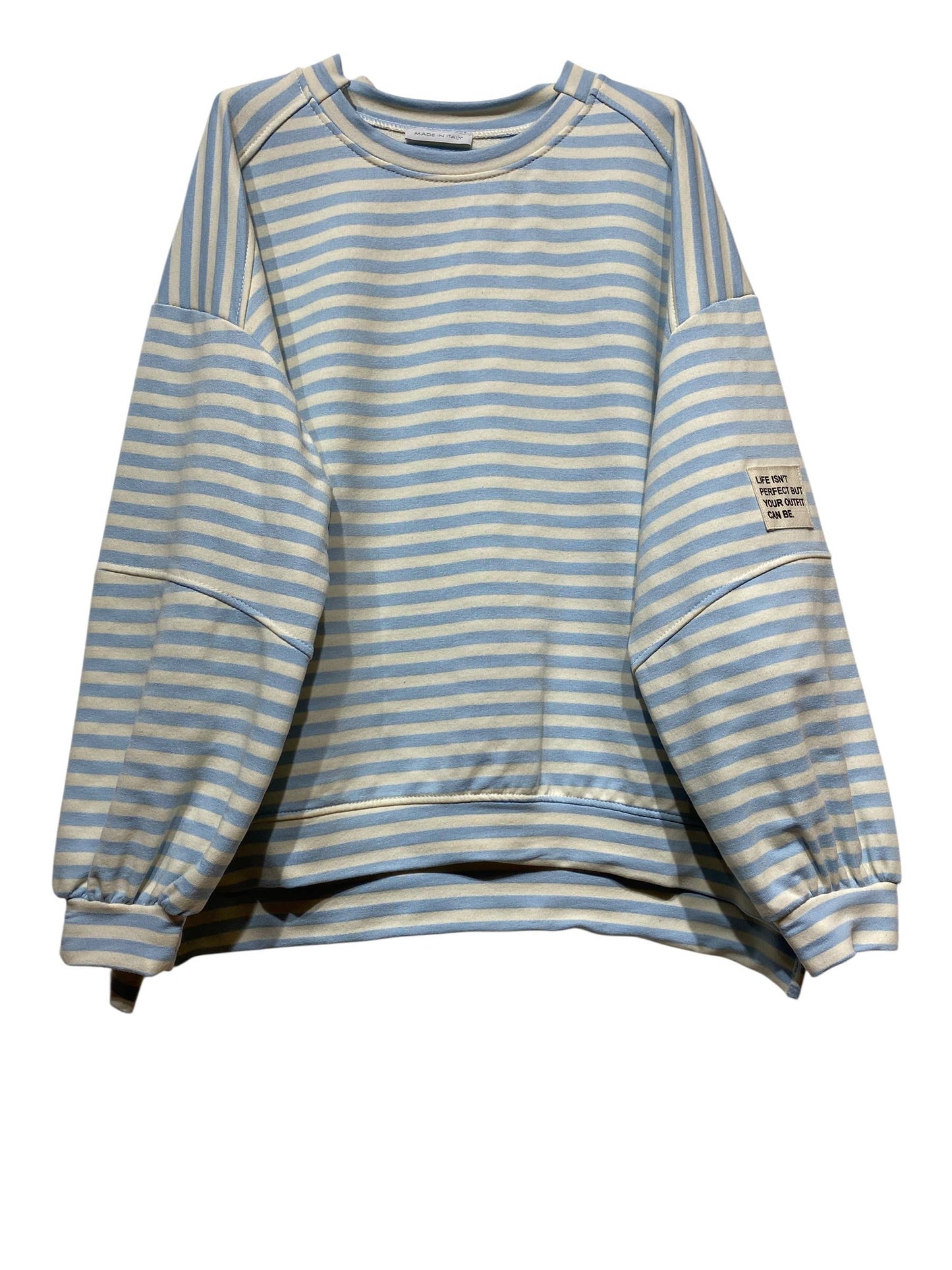 Stribet Oversize sweatshirt - fås i flere farver LINEN & COTTON HOUSE HIMLEN