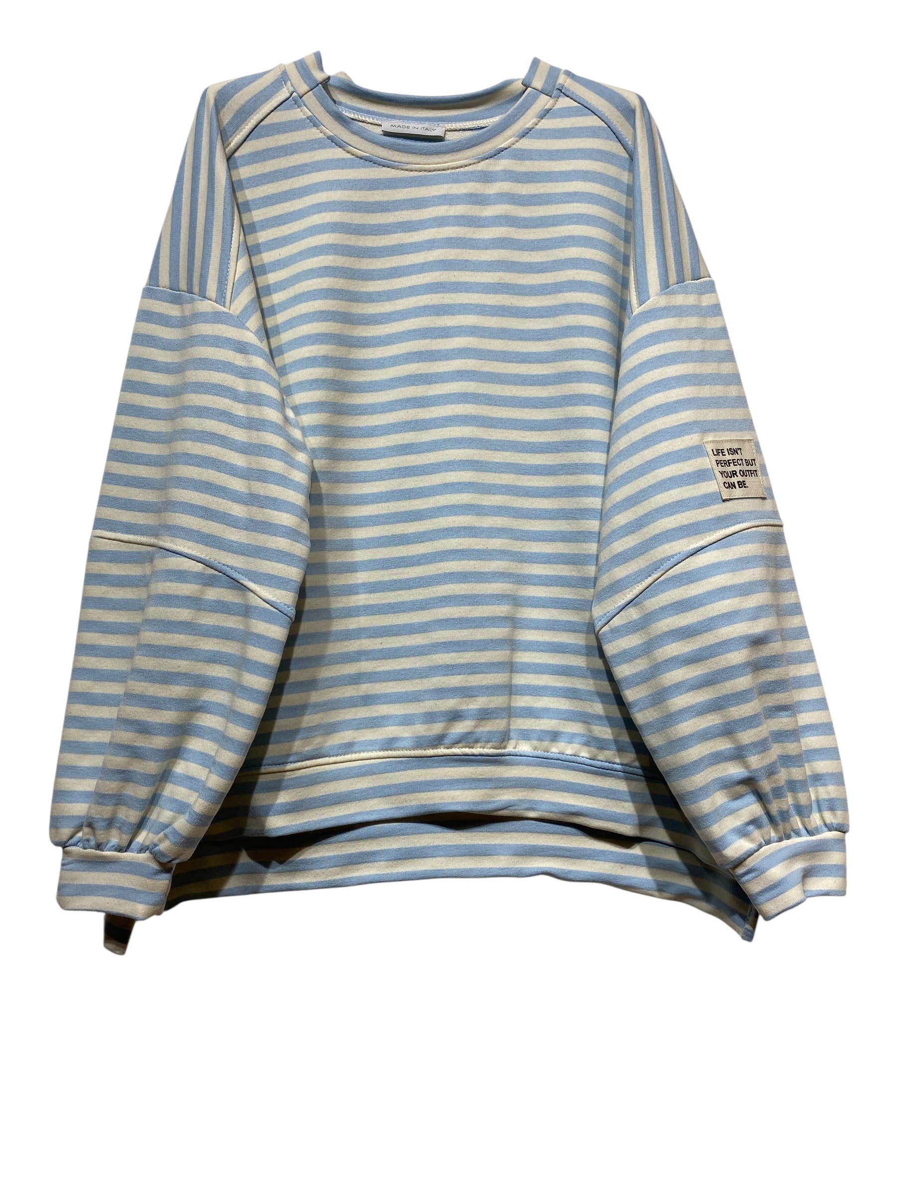 Stribet Oversize sweatshirt - fås i flere farver LINEN & COTTON HOUSE HIMLEN