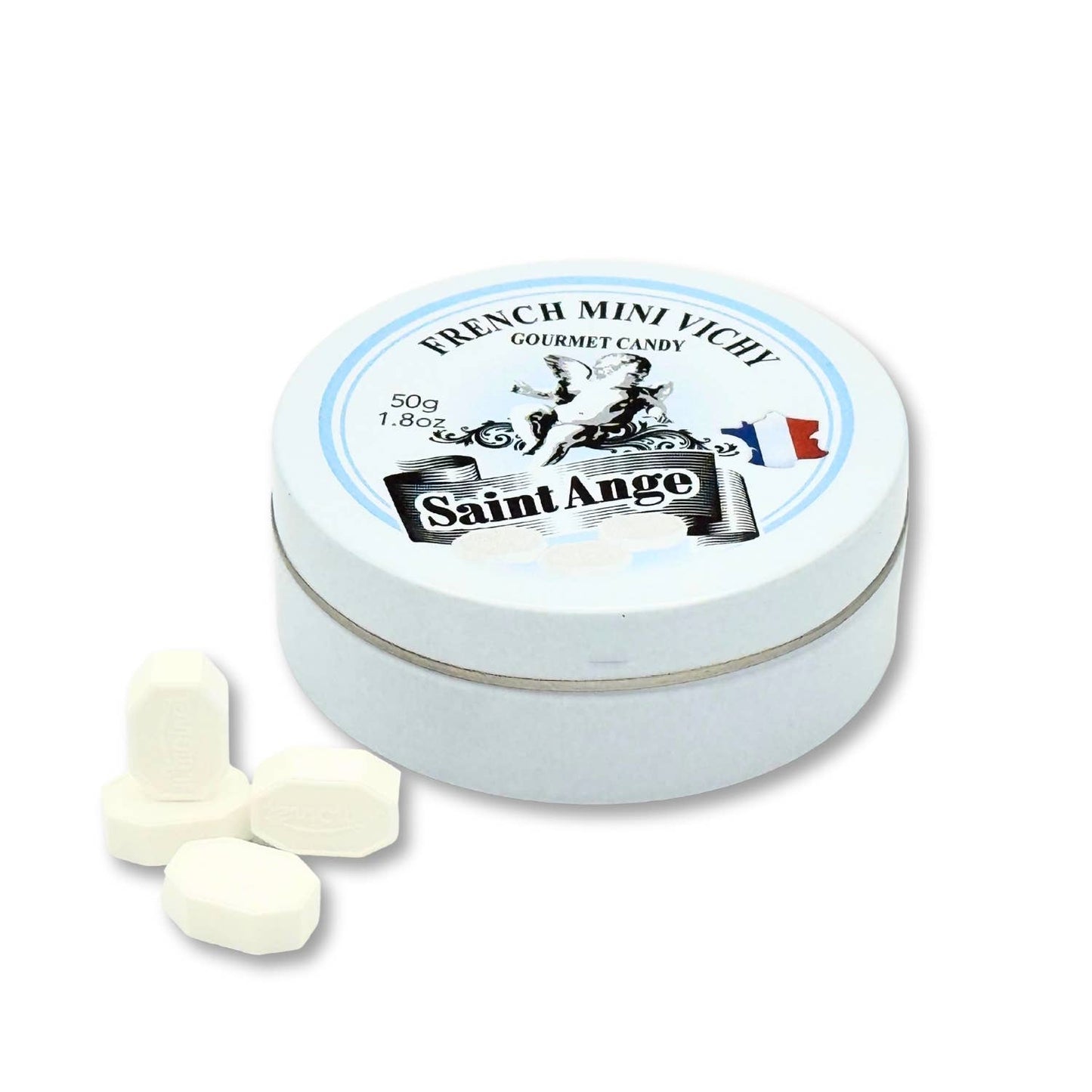 Saint-Ange Vichy Pastiller 50g - Traditionelle Franske pastiller Bonbon-France
