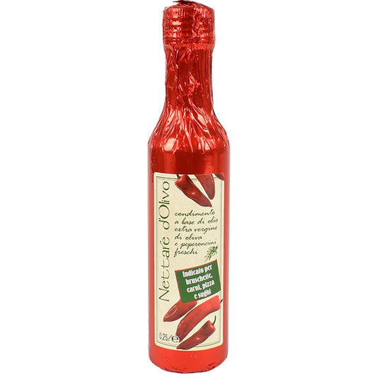 Ekstra Jomfru Olivenolie med Chili – Nettare d’Olivo 250ml Weibel