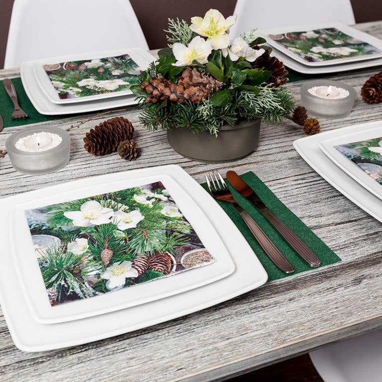 Winter Rose frokostservietter Frokostservietter Home Fashion - Carl Dietrich GmbH