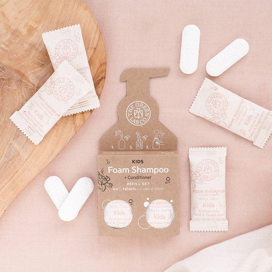 Shampoo tablett refill til børn  - Duft neutral