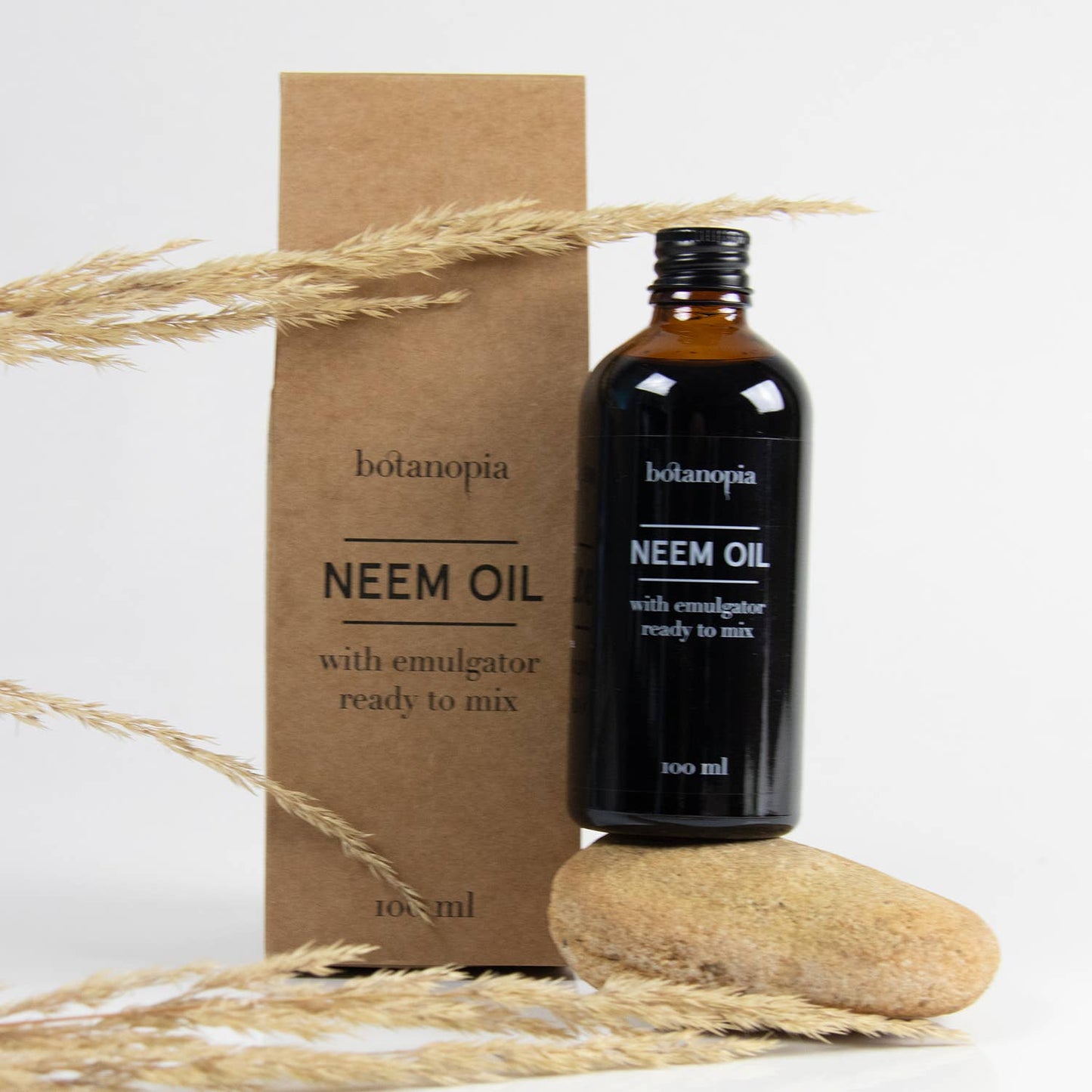 Neemolie Plantebeskyttelse, Koldpresset, 100 ml Botanopia