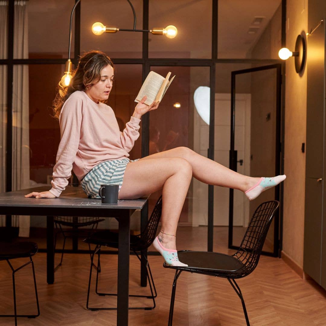 CEREZO usynlige bomuldssokker, originale og sjove Sokker KYLIE CRAZY