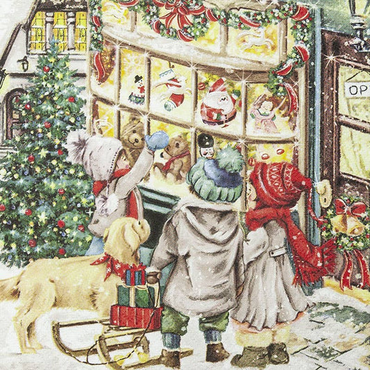 Frokostservietter Toy Shop – 33 × 33 cm | Home Fashion jule serviet Home Fashion - Carl Dietrich GmbH