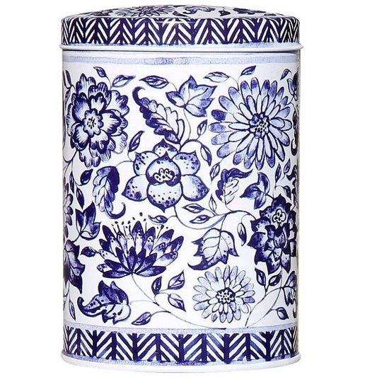 Metaldåse Blå & Hvid – Kinesisk Inspireret Design Køkkenopbevaring Maison Royal Garden
