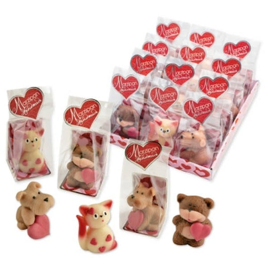 Marcipandyr med hjerte – Bamse, Kat & Hund ADG Diffusion
