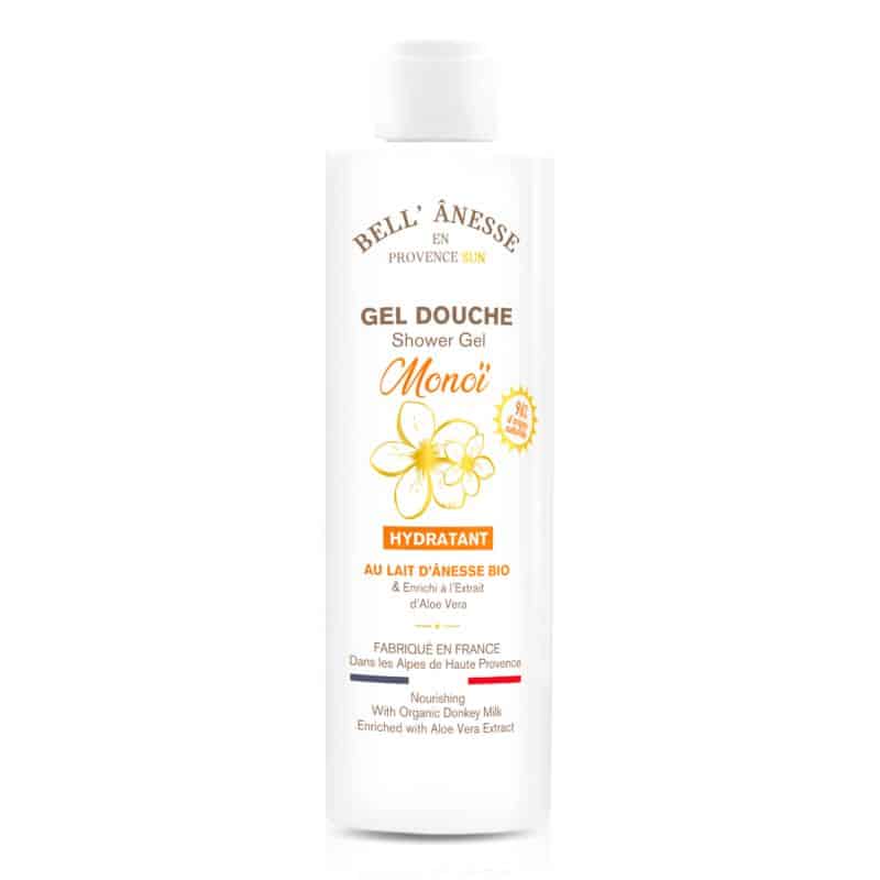 Brusegelé med monoï og økologisk æselmælk – 250 ml Hånd & badesæbe Bell' Ânesse en Provence