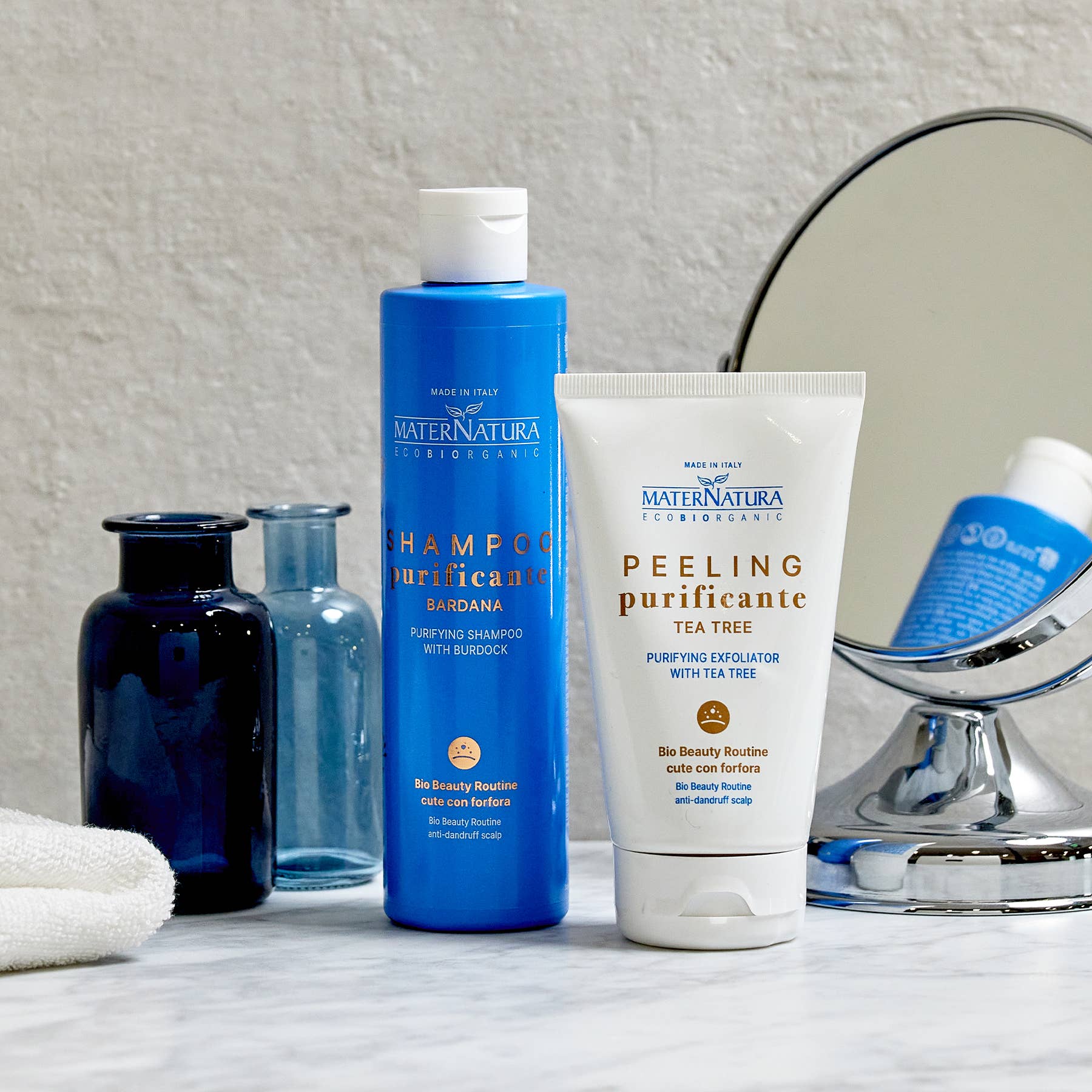 Rensende Shampoo 250ml – Burderod mod Skæl og Kløe MaterNatura