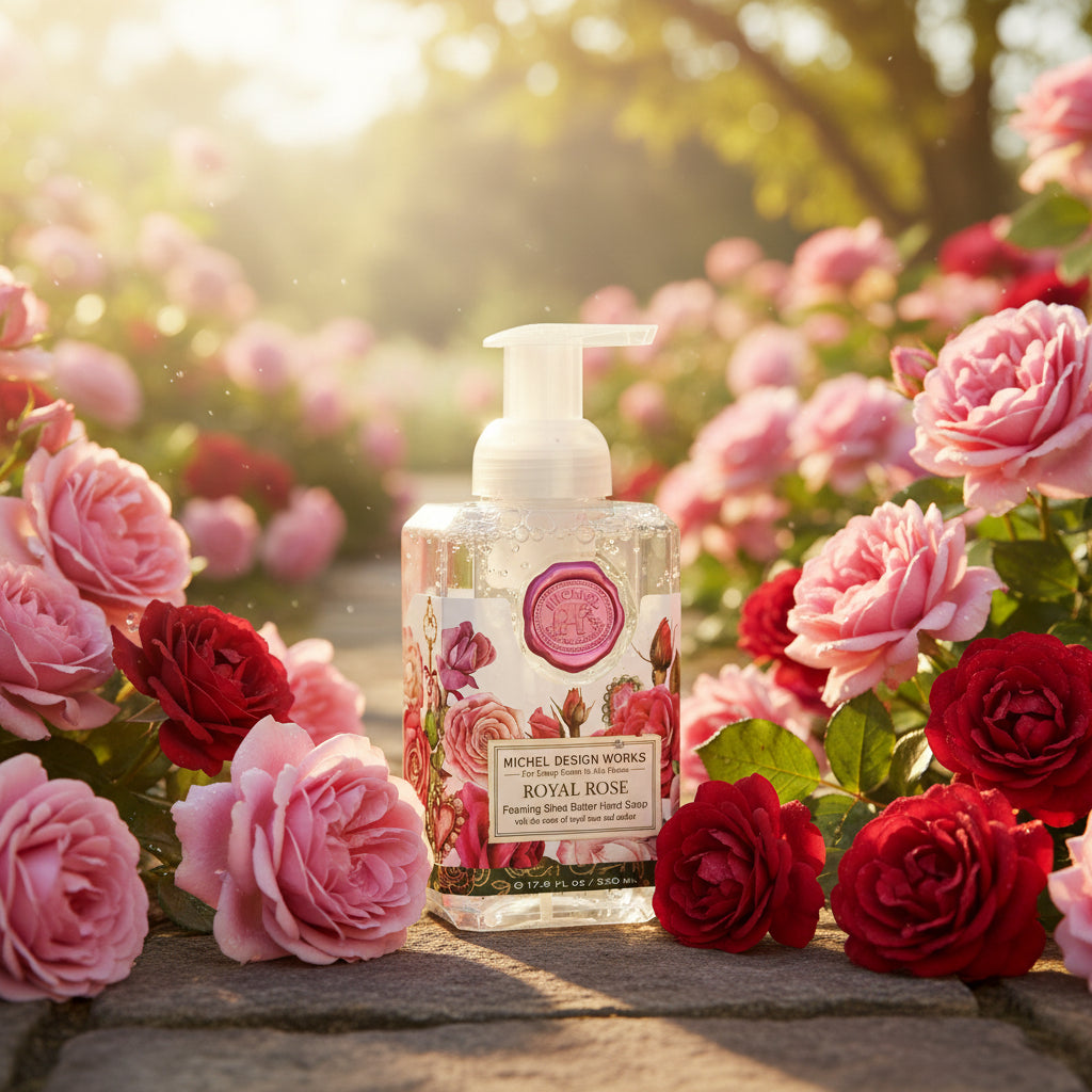 Skum Håndsæbe Royal Rose - 530 ml | Michel Design Works Skum håndsæbe Michel design works