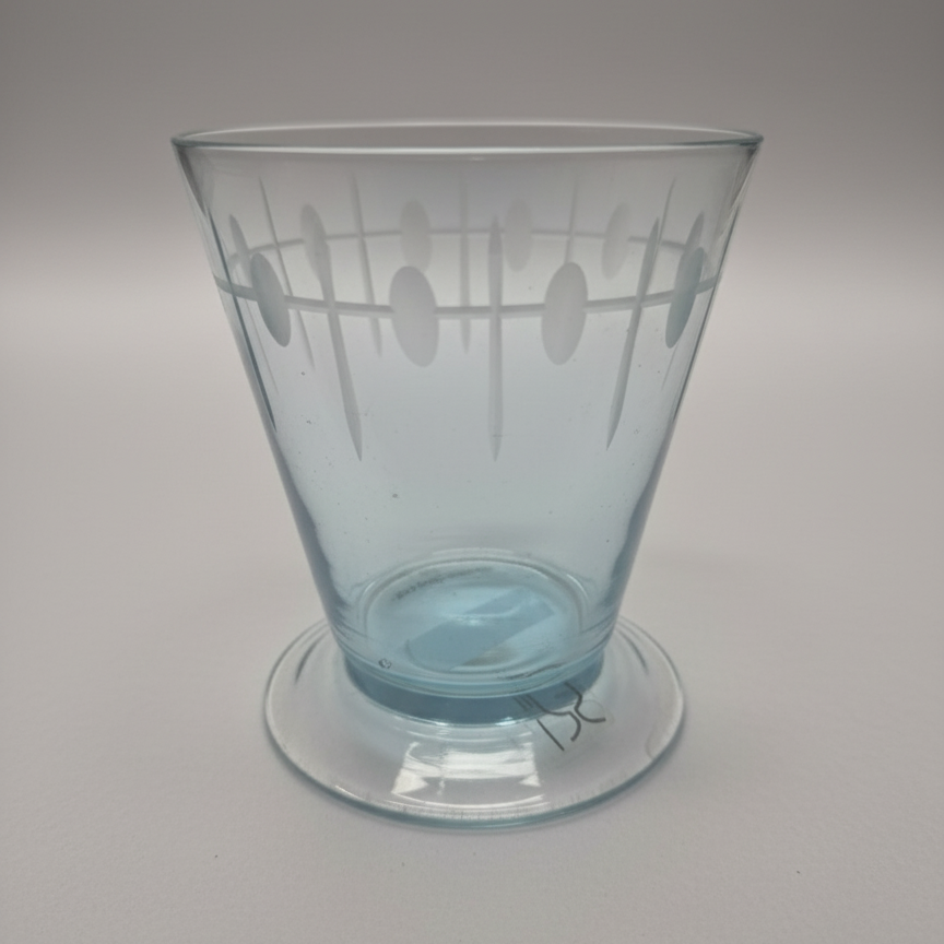 Glass with calm background