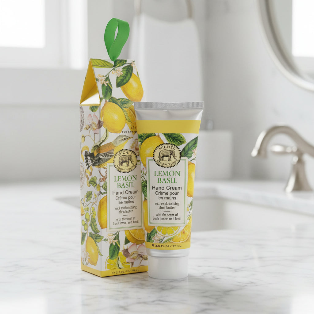 Håndcreme i gaveæske – Citron & Basilikum | Michel Design Works Håndcreme Michel Design Works