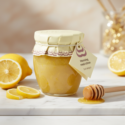 Honning med Citron 250g Honning & Sødemidler Weibel