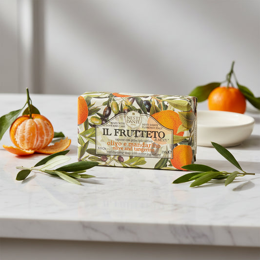 Nesti Dante Il Frutteto - Olive & Mandarin Sæbe 250g Italiensk fast sæbe Nesti Dante