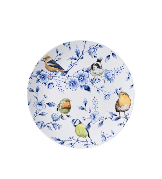Magnet keramik forest birds with blossom