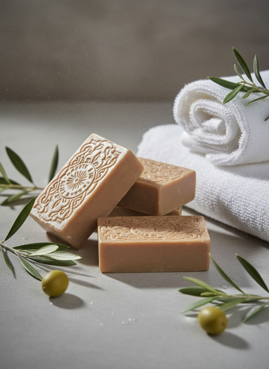 Aleppo Hårsæbe Sensitiv – Naturlig Shampoo med Laurbærolie 100g Aleppo sæbe Finigrana