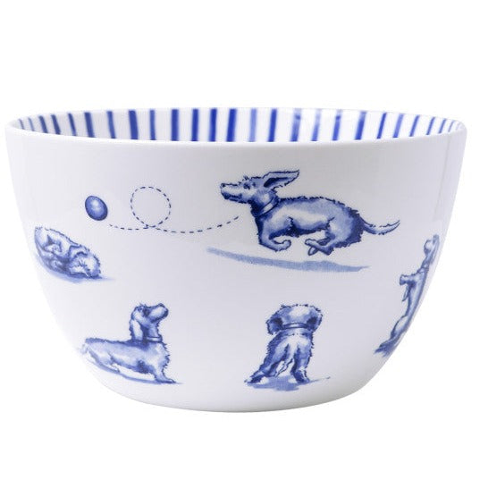 Suppe skål gravhund Heinen Delfts Blauw