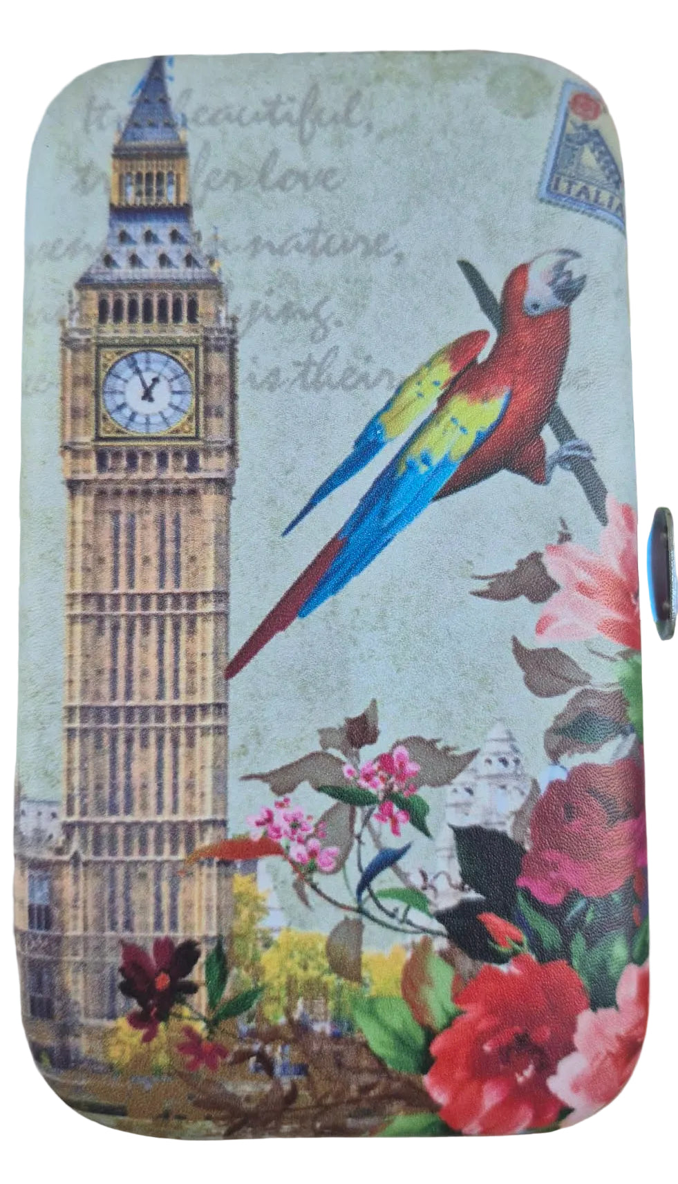 Manicure-sæt i Dekorativ Metalæske – 4 Vintage Motiver Accentra London Fugl