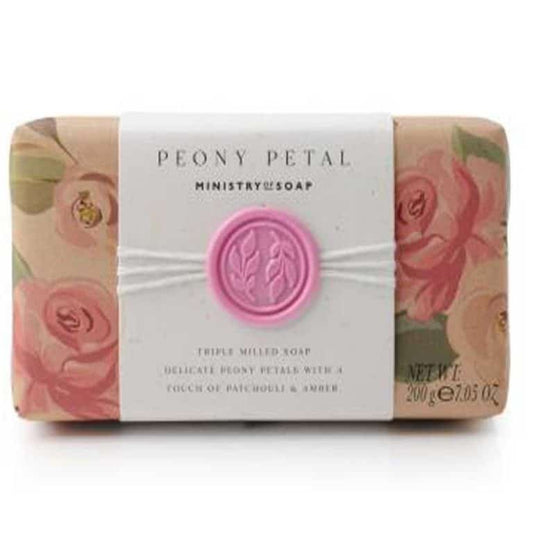 Triple milled soap Peony Petal 200g