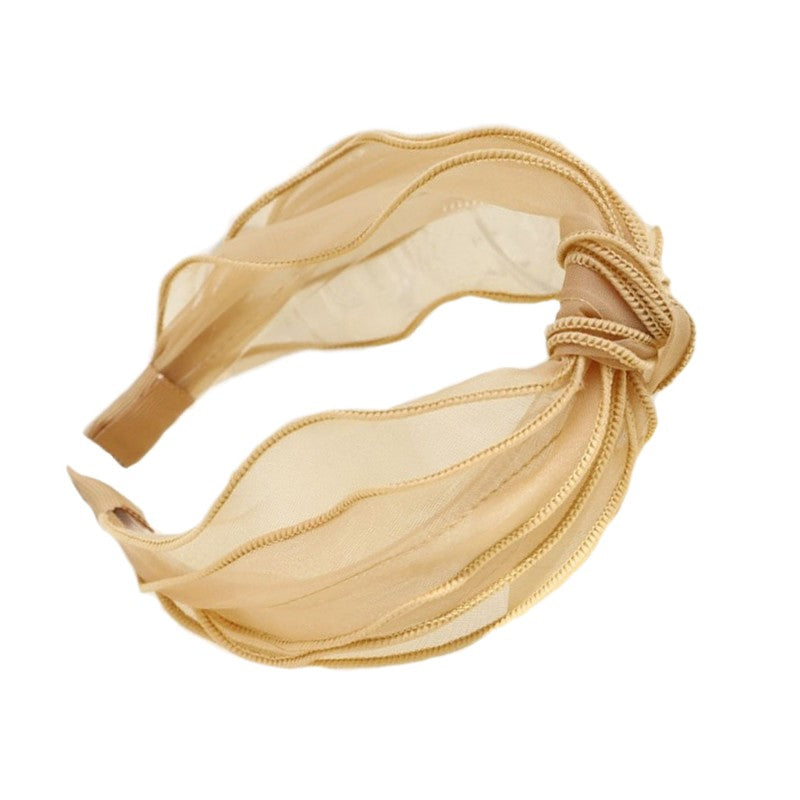 Hårbøjle Beige Nylon