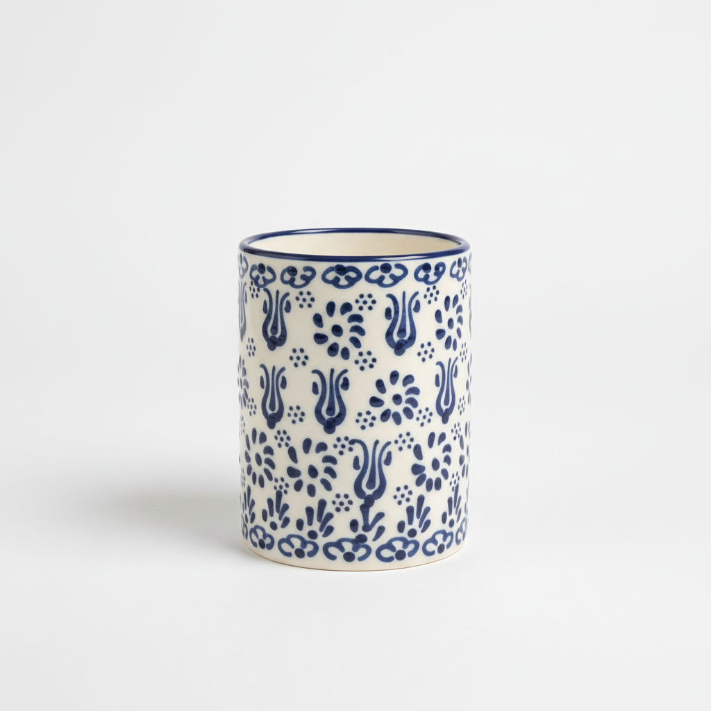 Håndmalet Keramik Krus Ottoman - Tyrkisk Håndværk Ottoman