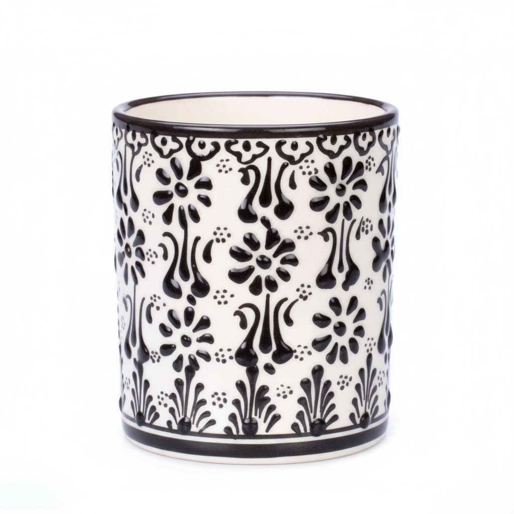 Håndmalet Keramik Krus Ottoman - Tyrkisk Håndværk Ottoman