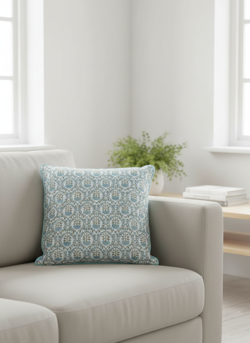 Pudebetræk ornamentalt