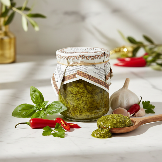 Siciliansk Pesto 180g Pesto & Saucer Bitten CpH