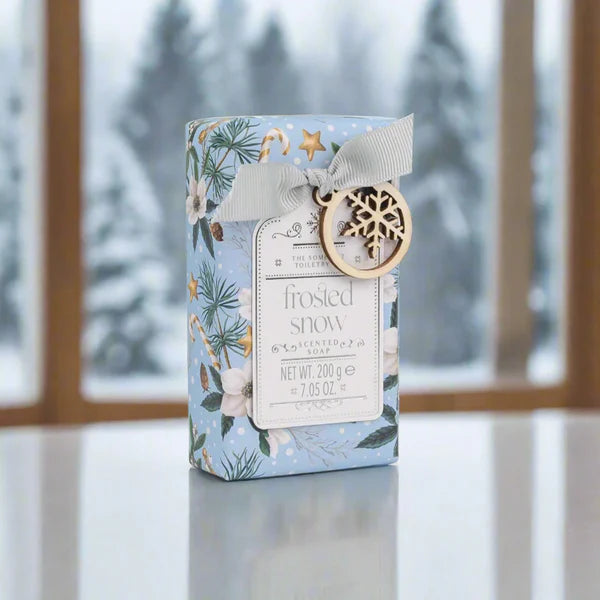 Blooms Sæbebar 200g - Luksus Julesæbe i 3 Dufte The Somerset Toiletry Company Blå