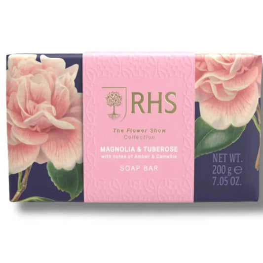 RHS The Flower Show Collection sæbe bar Magnolia & Tuberose 200g